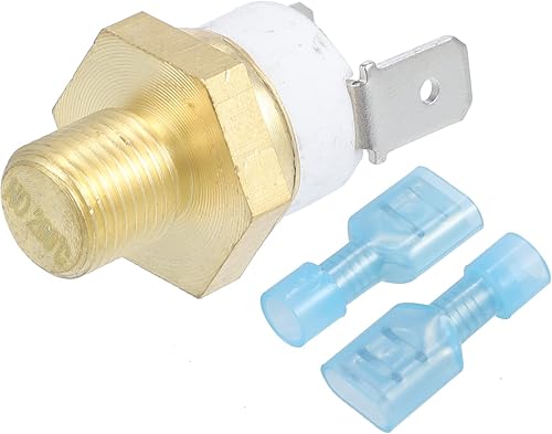 X AUTOHAUX Ventilador de refrigeración universal del motor del radiador automotriz interruptor de sensor térmico de temperatura 18 pulgadas NPT 200