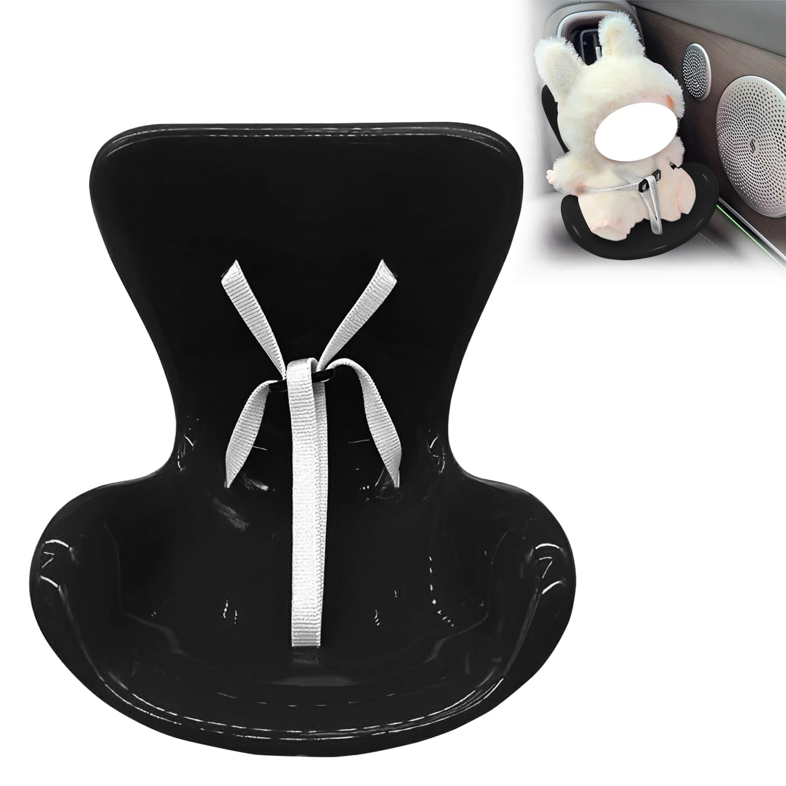 Car Seat for La bu bu Dolls 10-17cm, Car Decoration Chair with Air Vent Clip, Doll Accessories Sofa Seat Suitable for Fans Dolls Collectors Display