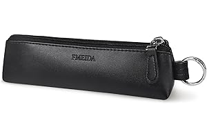 Fmeida Small Leather Pencil Case: A Compact and Stylish Organizer