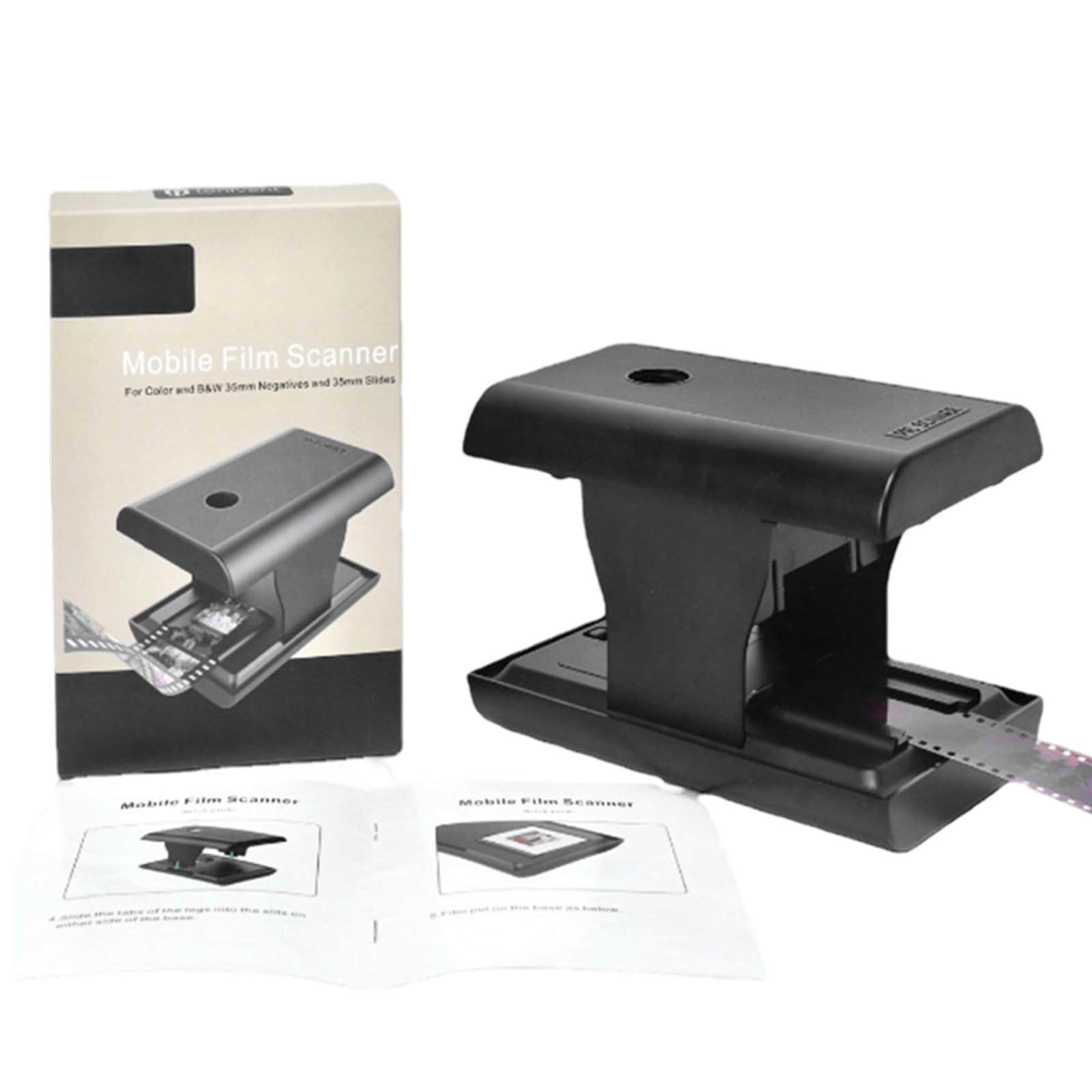 Lo scanner compatto per negativi funziona con smartphone scansioni su JPEG Preservando Compact Negatives Scanner Funziona con smartphone Scansioni a JPEG Preserving