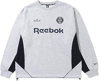 [リーボック] 裏起毛 トレーナー メンズ スウェット ゆったり プルオーバー 大きめ ゆったり ロゴ ワッペン トップス