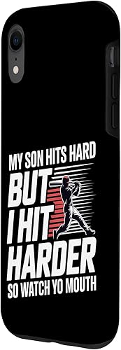 Miniatura 2 de My Son Hits Hard But I Hit Harder So Watch Yo Mouth - Case for iPhone XR