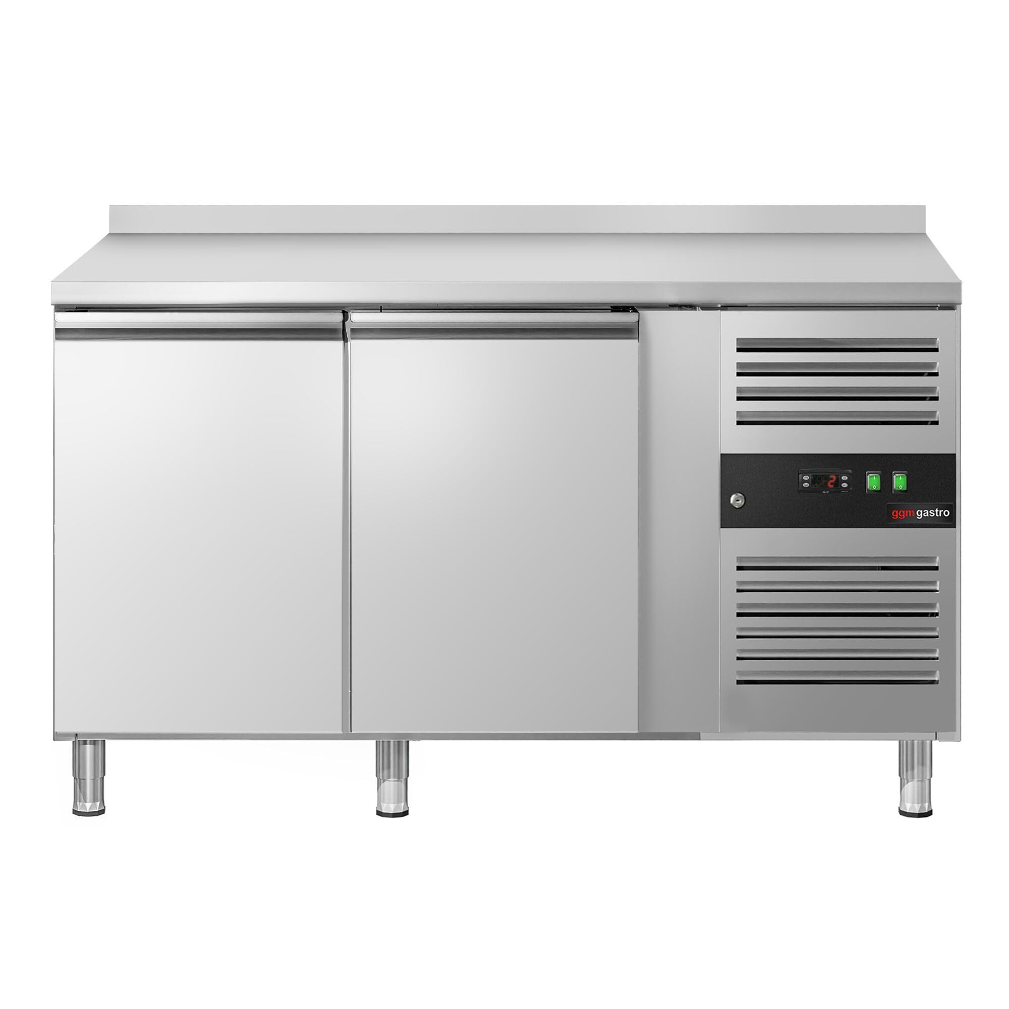 GGM Gastro KTS147AND | Tavolo refrigerante ECO – 1360 x 700 mm – con 2 ante & con alzata