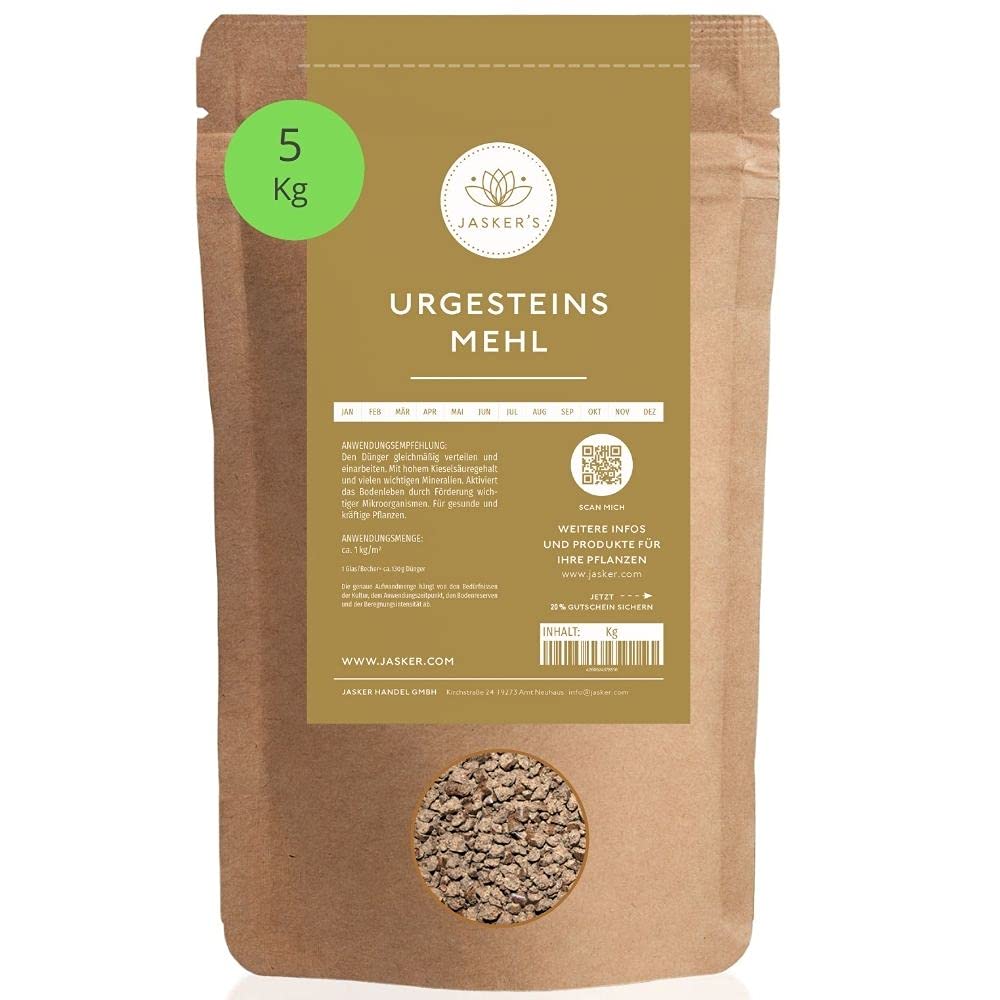 Urgesteinsmehl 5 Kg | Gesteinsmehl zur Bodenverbesserung | Fr Tiere und  Garten | Steinmehl Dnger zur Pflanzenstrkung und liefert wichtige  Nhrstoffe : Amazon.de: Garten