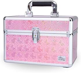 Anna Make - Maleta De Maquiagem Profissional Anna Make R210 Vazia - R210-BORBOLETA