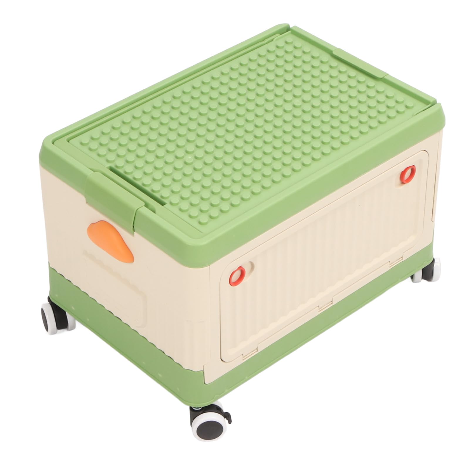 Contenedores de Almacenamiento con Ruedas, Caja de Juguetes Organizadores de Juguetes para Niños y Contenedores de Almacenamiento con Tapas Organizador de Bloques de Construcción