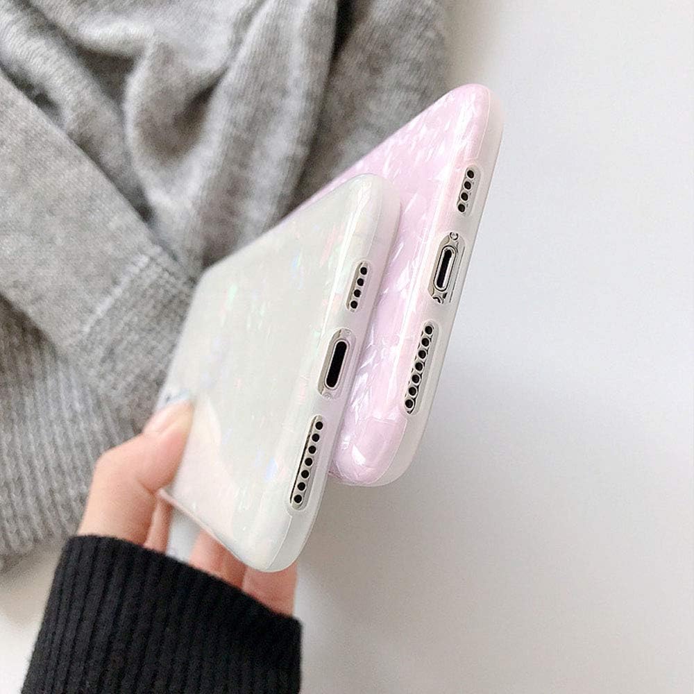 Qokey Compatible with iPhone 11 Case 6.1 inch 2019 Cute Slim Fit Ultra Thin Sparkle Bling Crystal Clear Soft Bumper Lightweight TPU Silicone Anti-Scratch Phone Cover for Girls Women Colorful