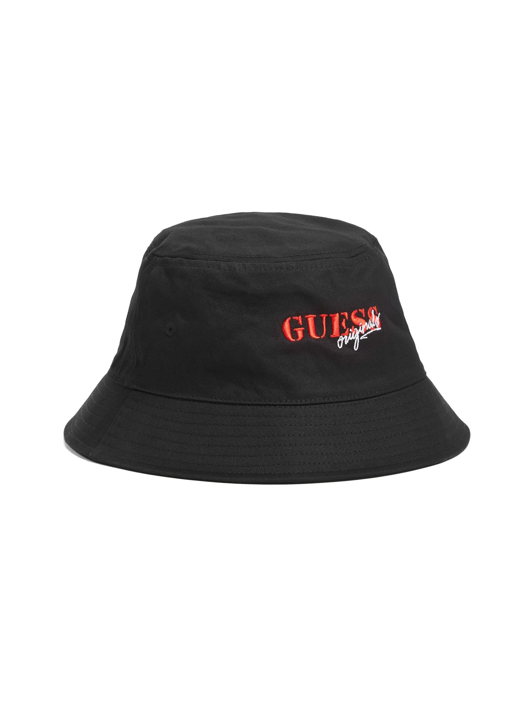 GUESS Originals Logo Bucket Hat Black
