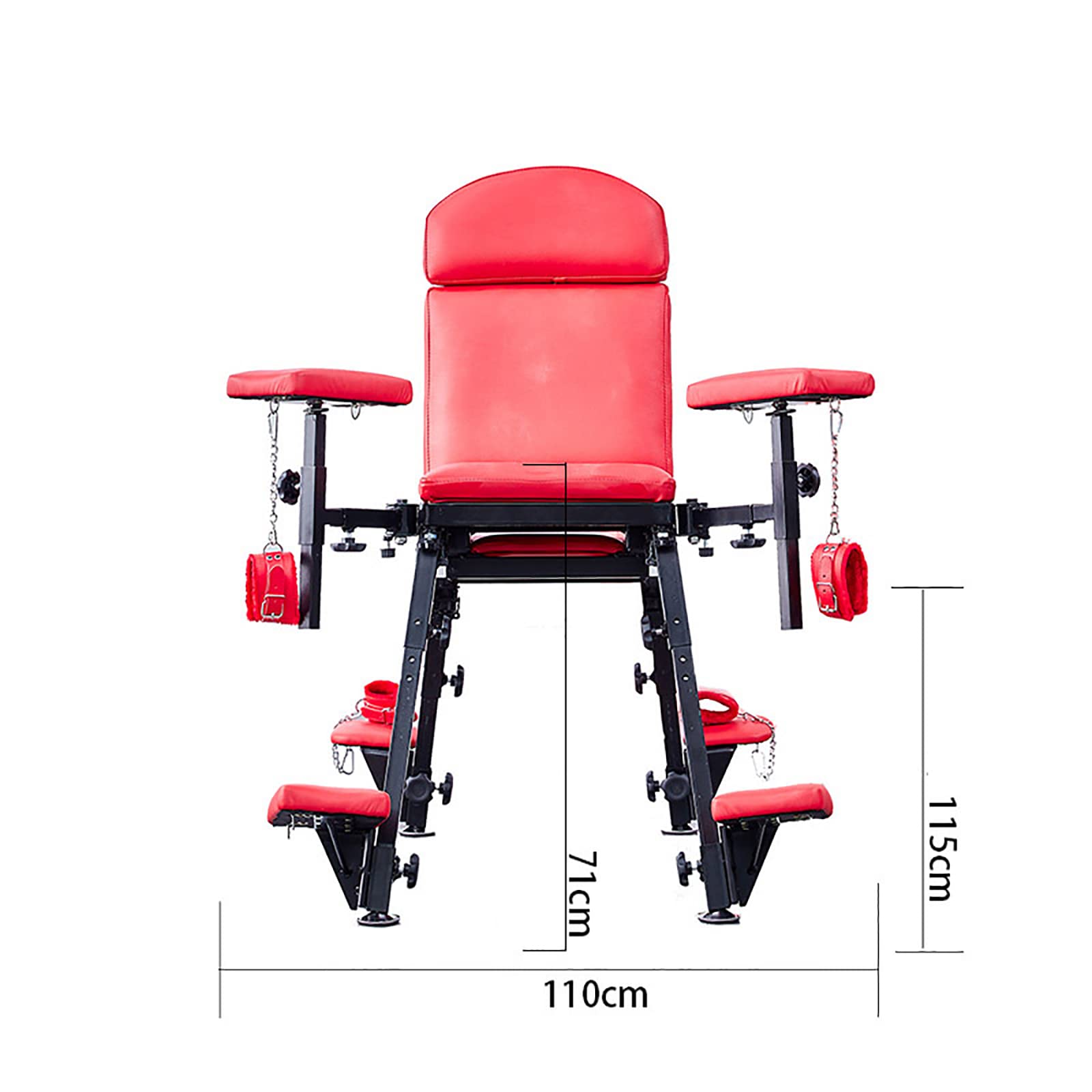 Sex Chair Love Theme Hotel Sofa Chair, Entriegeln Sie Multi-Positions-Multifunktions-Klappstuhl Paarmöbel Paarmöbel SM-Bett-Rückhalterahmen Sexstuhl