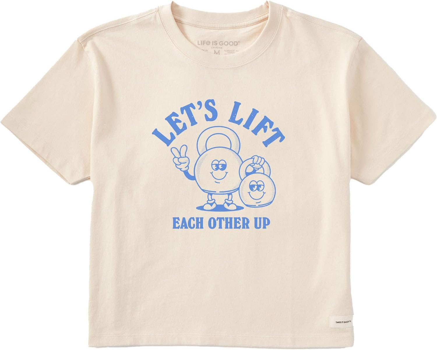 Life is Good - Womens Matchbook Lift Each Other Up Boxy Crusher T-Shirt