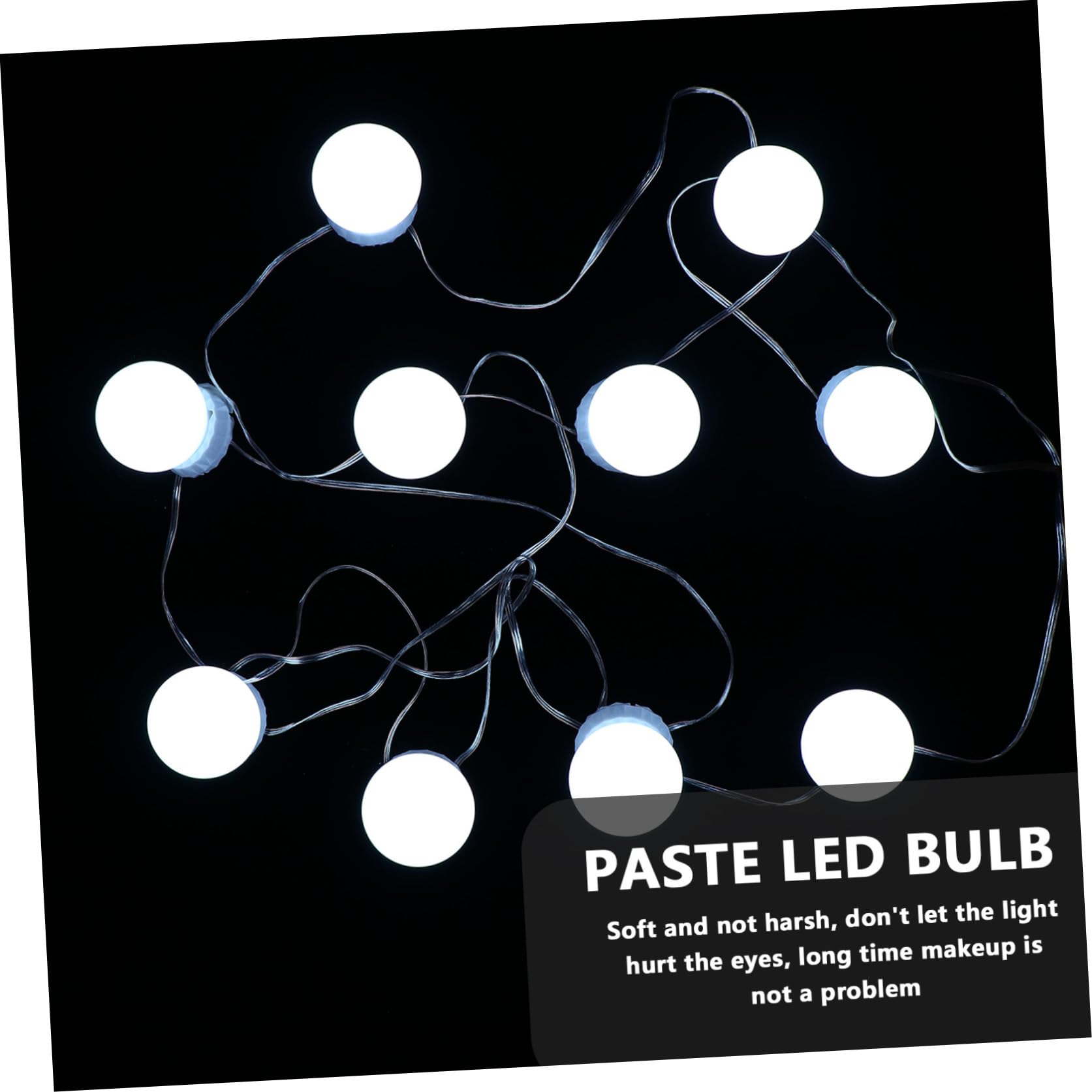 DOITOOL Kit D’éclairage LED pour Miroir de Coiffeuse Usb, 10 Ampoules