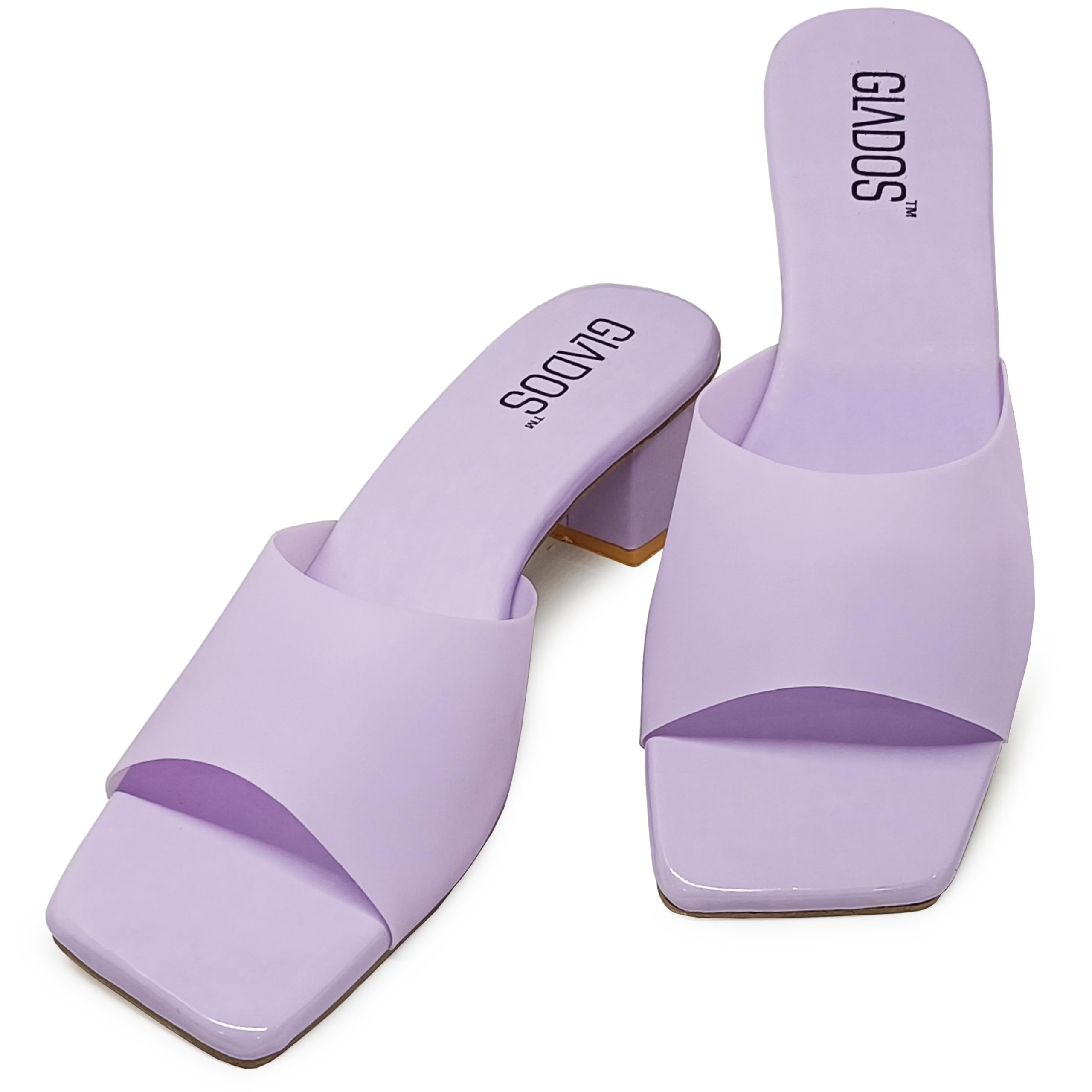 Glados Womens Fashionable 2 inch SLIP-ON Heel Sandals with Smokey Straps (B0CXFCJ8JC) Amazon Price History, Amazon Price Tracker
