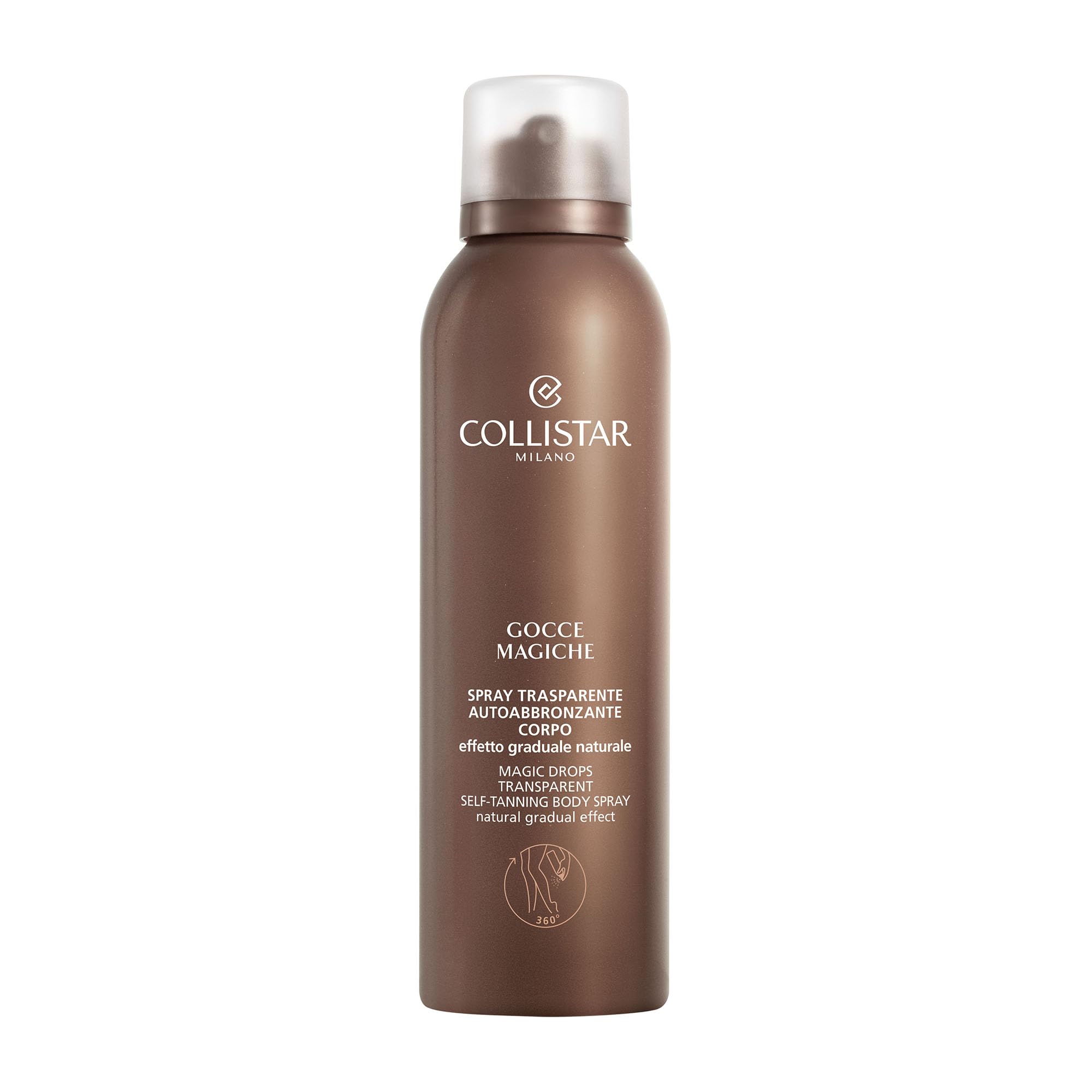 Collistar Gocce Magiche Corpo Gradual, Spray Autoabbronzante 360° Unisex, Texture Leggera, Effetto Seconda Pelle, Assorbimento Rapido, Abbronzatura Naturale, Dorata e Senza Macchie, 150 ml