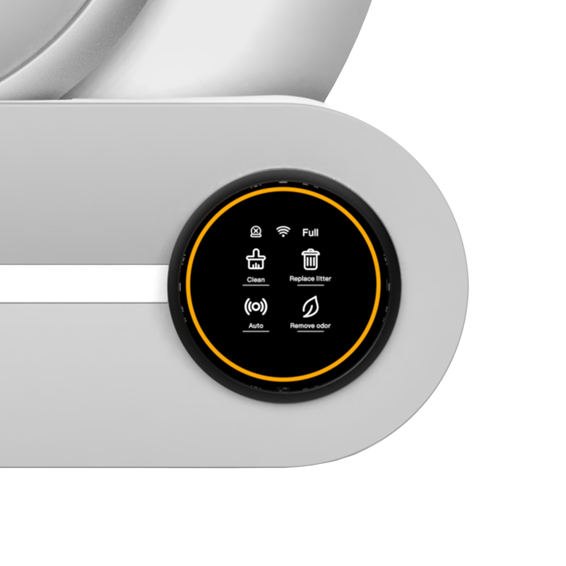 Kiano Luna Lettiera automatica per gatti, autopulente, con controllo app, Wi-Fi, sistema di rimozione degli odori, funzionamento silenzioso < 40 dB, 65 l