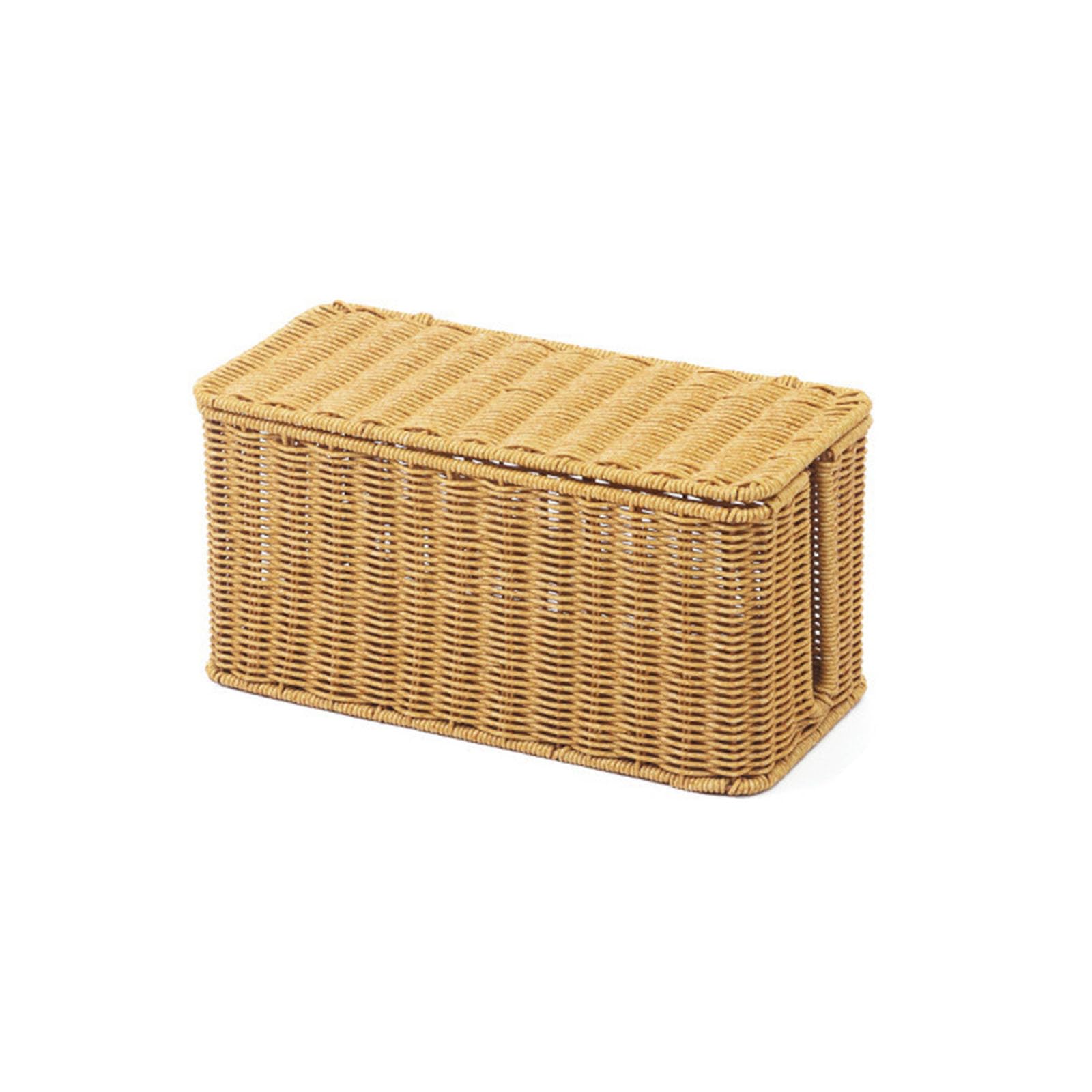 Kalttoy Multicolor Woven Multi Purpose Storage Basket For Electrical Cords With Resistant Features Power Strips Holder Cable Management Storage Basket