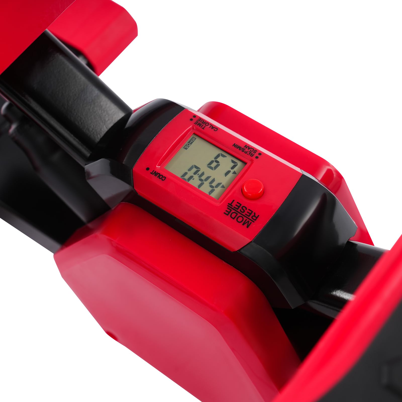 Mini stepper pour mouvements latéraux et verticaux, stepper portable avec corde de traction et écran LCD, appareil de fitness à domicile pour entraîner les fesses, les jambes, les cuisses et les bras
