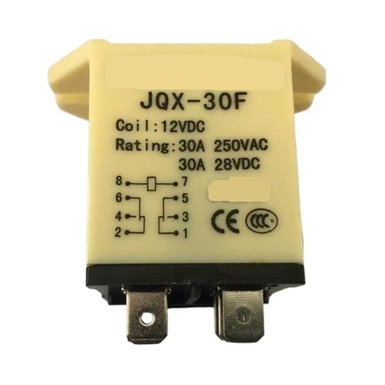 Relais de puissance AC220V à contact en argent pour domotique et chauffage