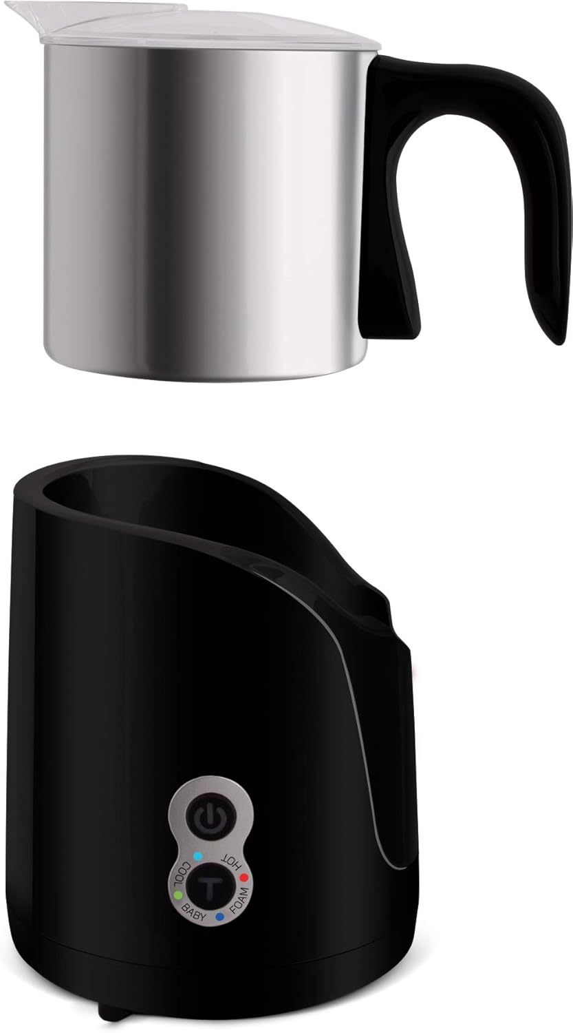 Milk Frother and Warmer, 650W, Black