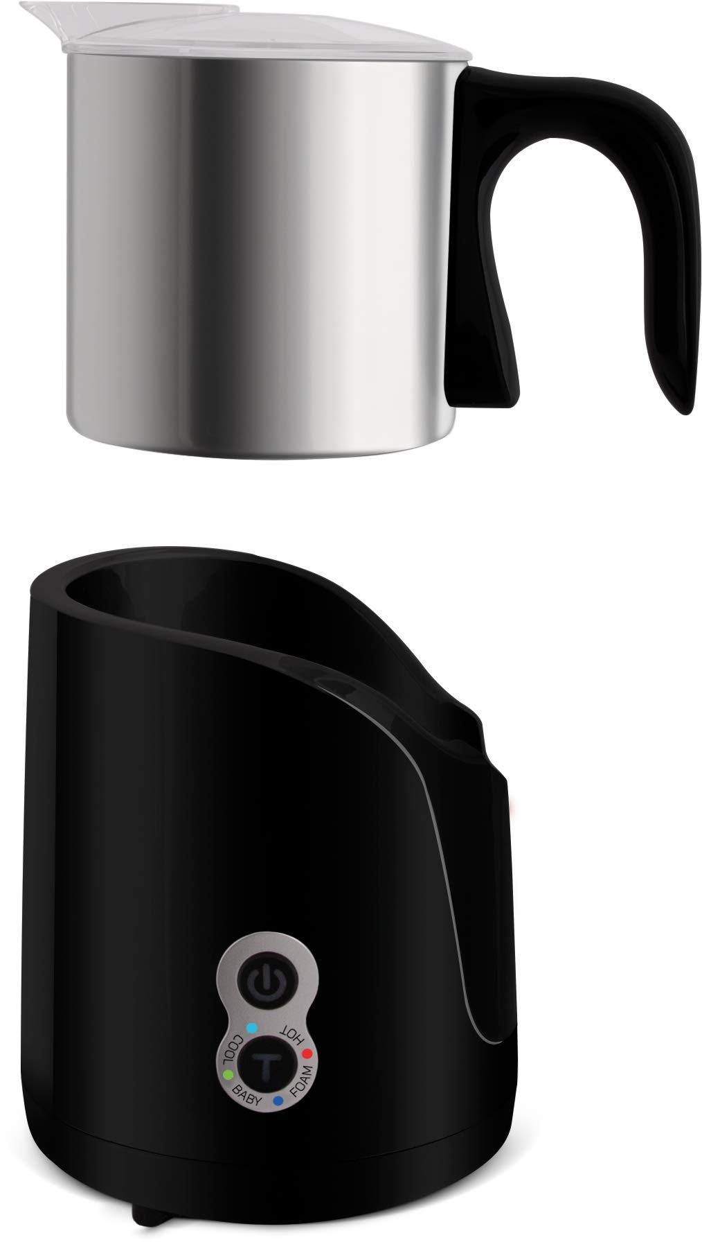 Milk Frother and Warmer, 650W, Black