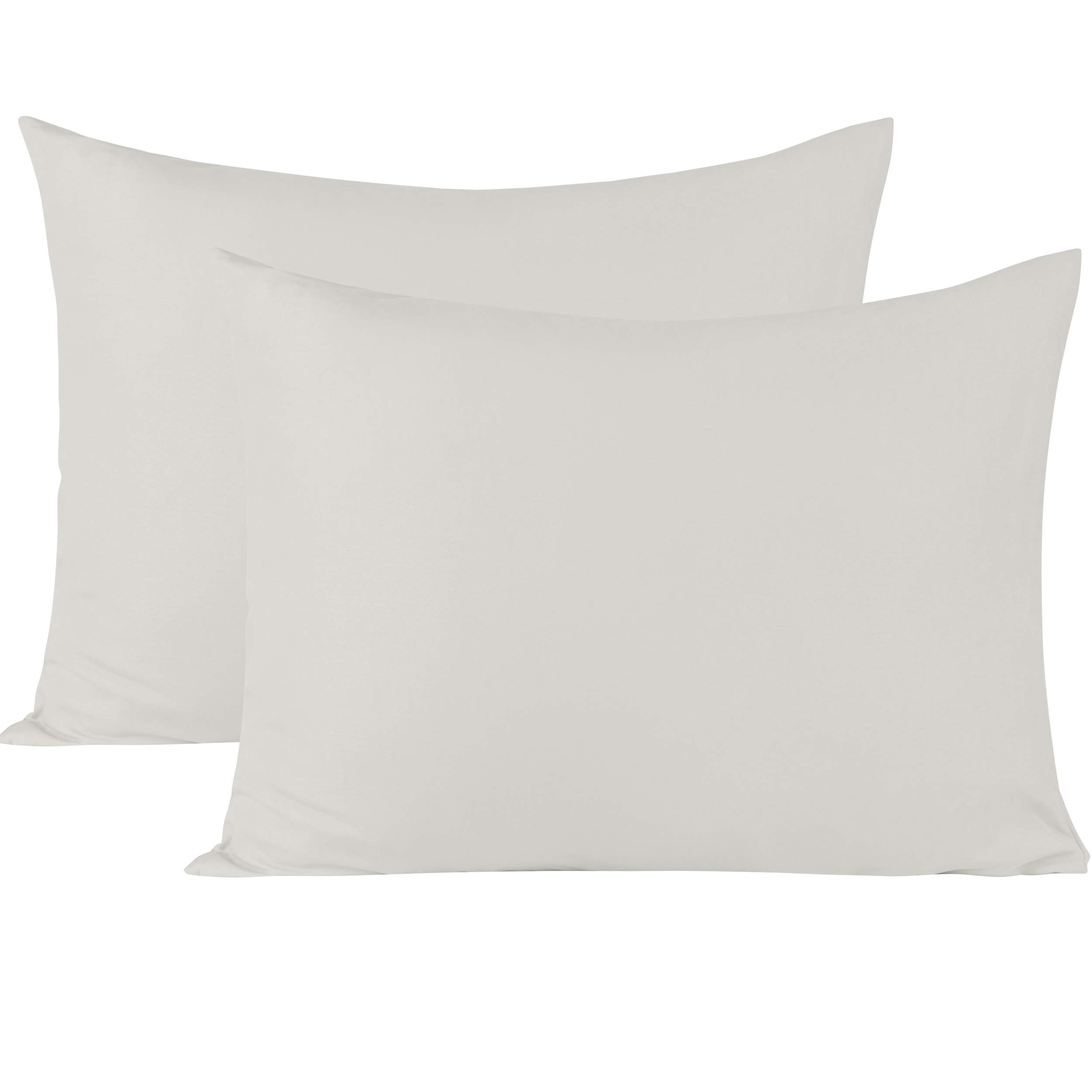 Toddler Pillowcase 14x20 100% Egyptian Cotton with Zipper Closure – Kids Pillow Cover for Toddler Bed, Nursery, Travel Pillow, Machine Washable - Silver Gray