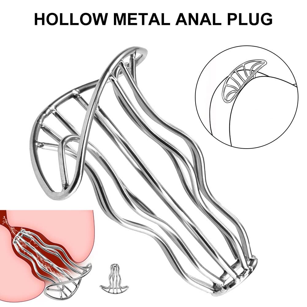 Amazon.com: Anal Butt Plug Hollow Metal Anal Plug Toy Portable Anal  Stainless Steel Shower Bidet Hollow Out Anal Clean Plug : Health & Household