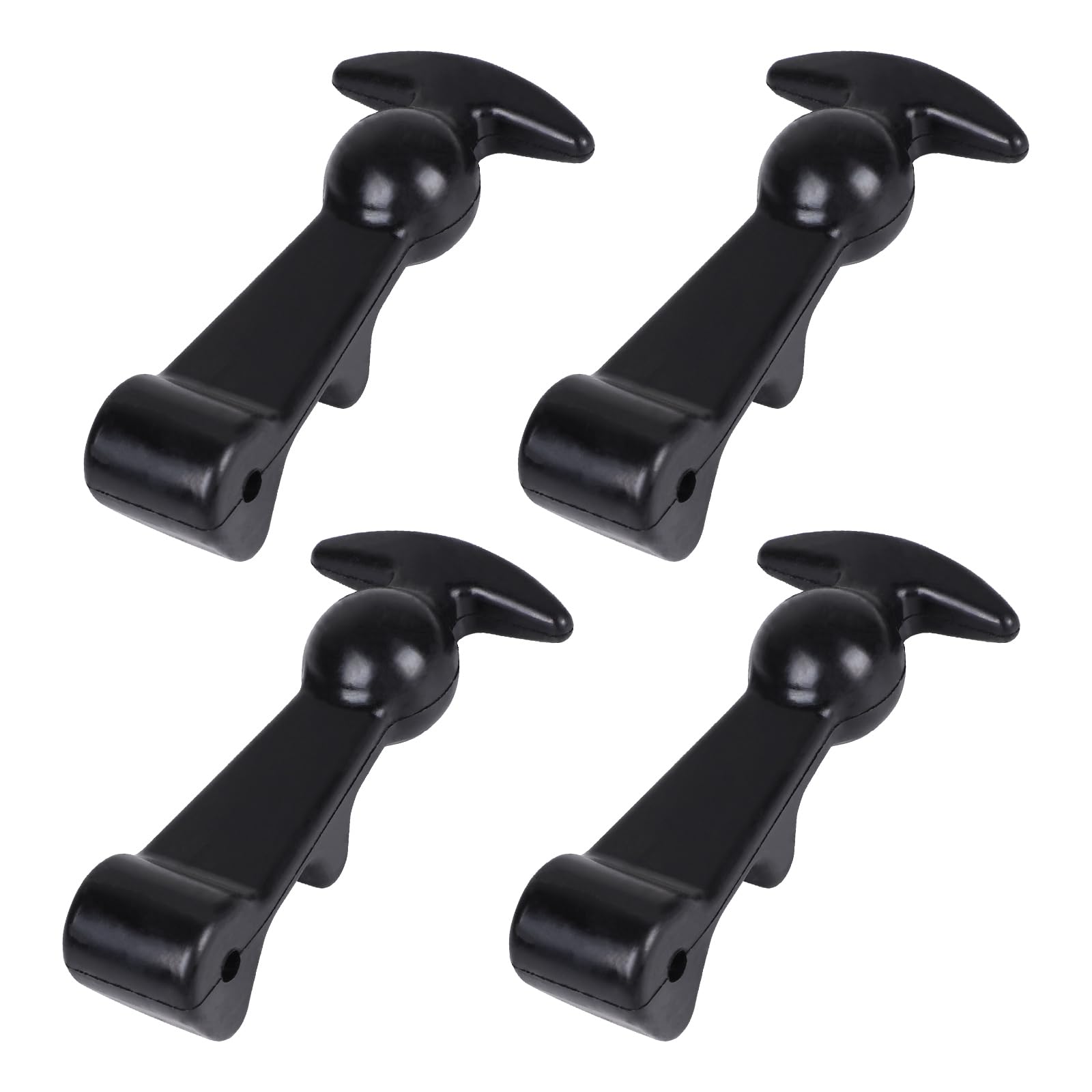 EXLECO 4X Elastischer Haubenhalter Gummi Haubenverschluss T Griff Spannverschluss Gummi Halterung Motorhauben Befestigung Motorhaubenhalter Traktor Ziehverschlüsse Zubehör für Kasten Fahrzeugmotor
