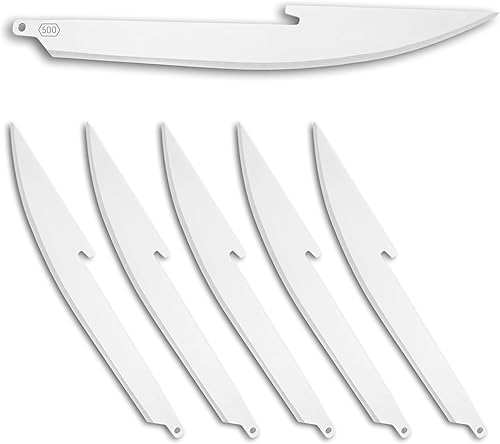 OUTDOOR EDGE Cuchillas de repuesto RazorSafe de 3.5 pulgadas para deshuesarfiletear de 5.0 pulgadas, 6 piezas más caja de almacenamiento de cuchillas