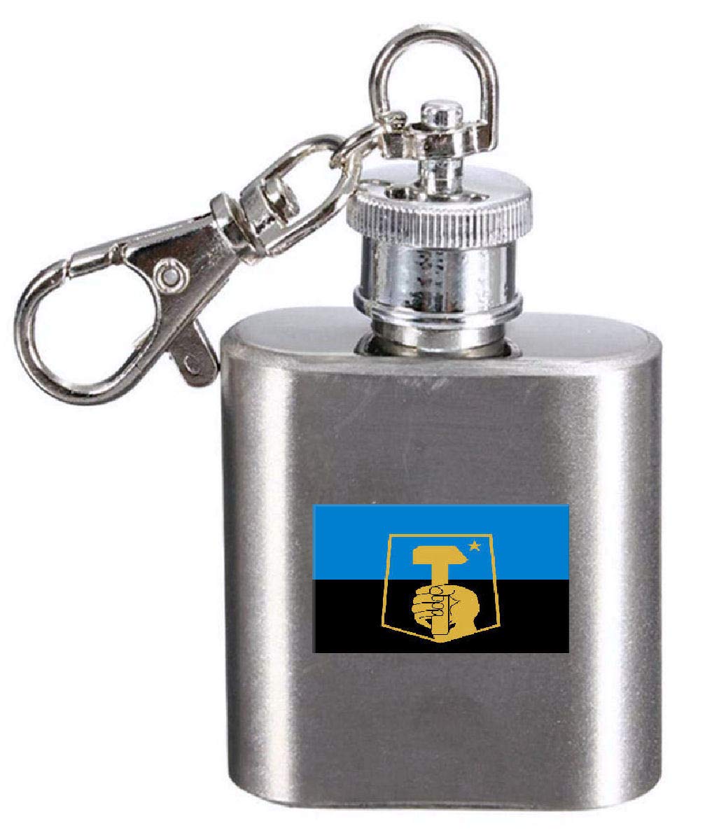 Flasque porte-clés Ukraine Donetsk City idée cadeau original gravé