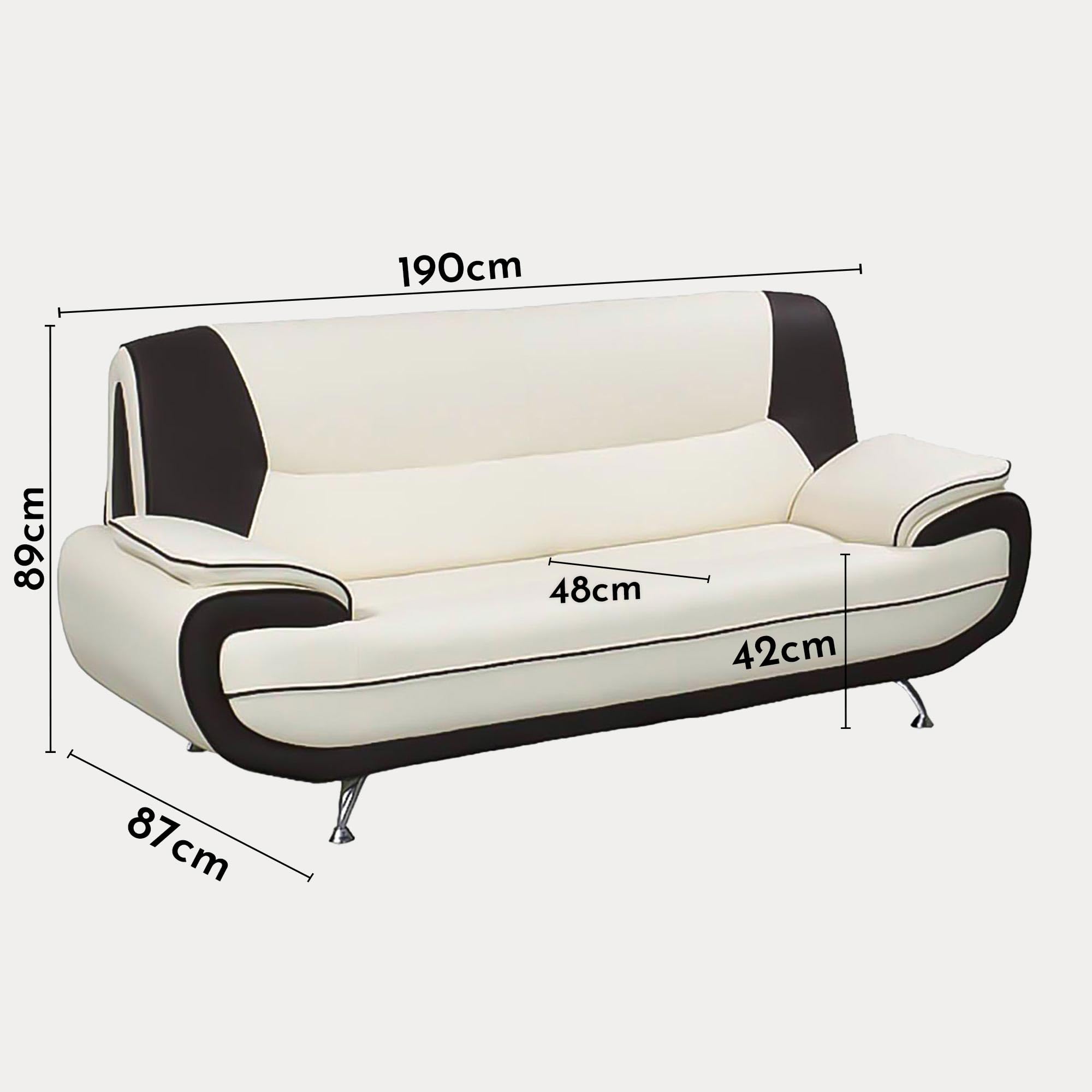 Canapé convertible style design 3 places