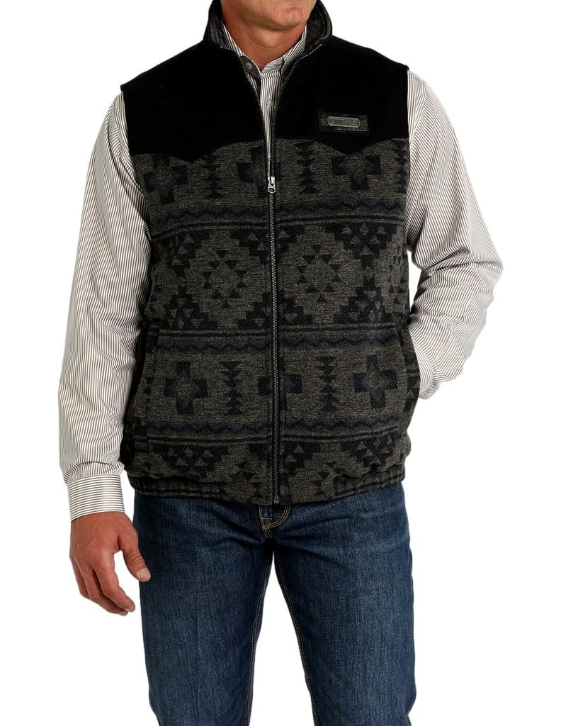 Cinch Men's Conceal Carry Wooly Navy Vest