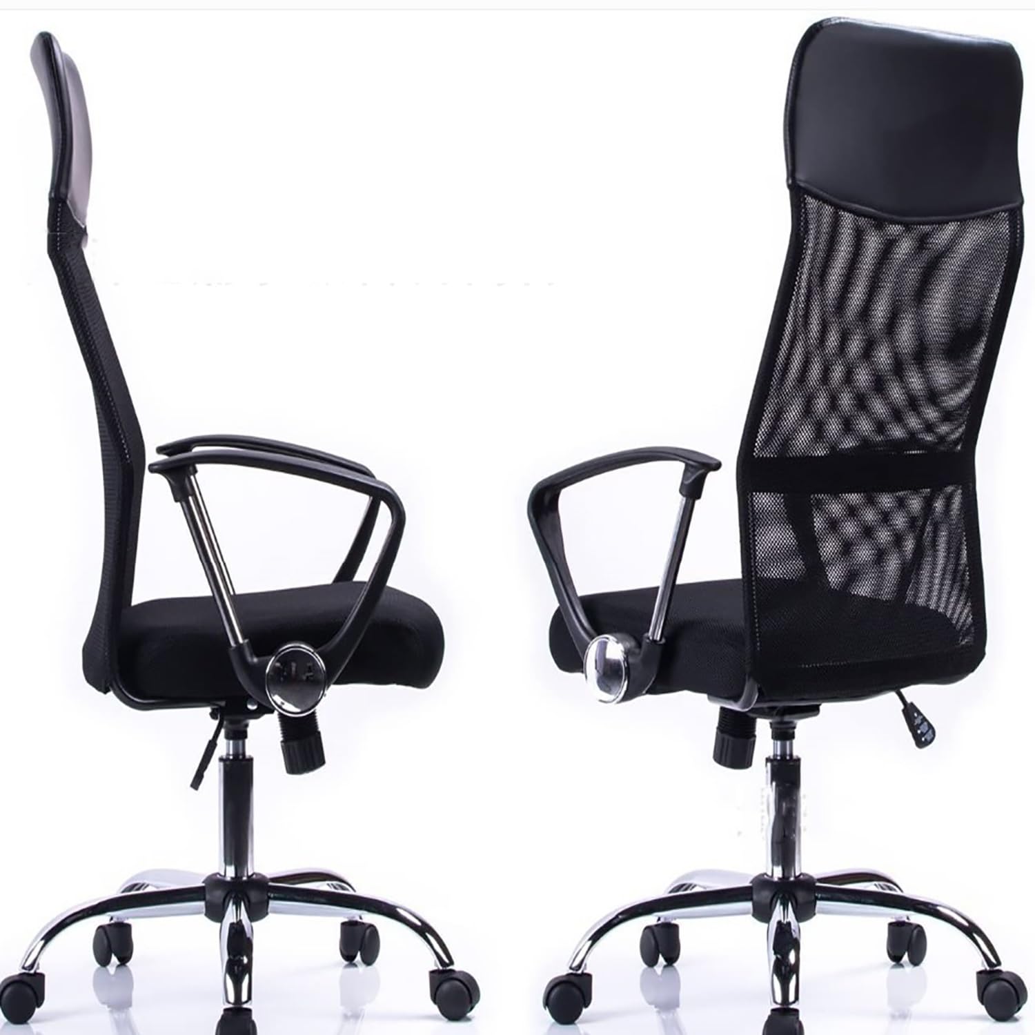 High Back Desk Chair, Office Chair,Ergonomic Computer Chair, Height Adjustable, Breathable Padded Seat, Home Mesh Swivel Chair