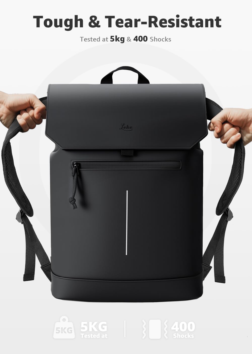 Lekespring Zaino Porta PC Donna 15.6 Pollici – Elegante Zaino Università e Lavoro Donna,Impermeabile per Laptop con Design Moderno, Ideale per Viaggi, Ufficio e Scuola