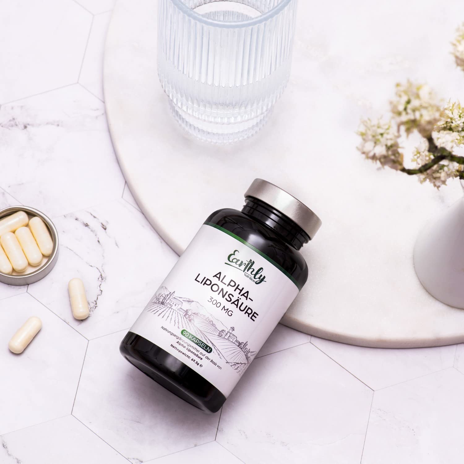 Alpha-Liponsäure ALA 300 mg | 90 vegane Kapseln | Hilft, Entzündungen zu reduzieren, die Aufrechterhaltung eines normalen Blutzuckerspiegels und die Gesundheit des Nervensystems zu kontrollieren