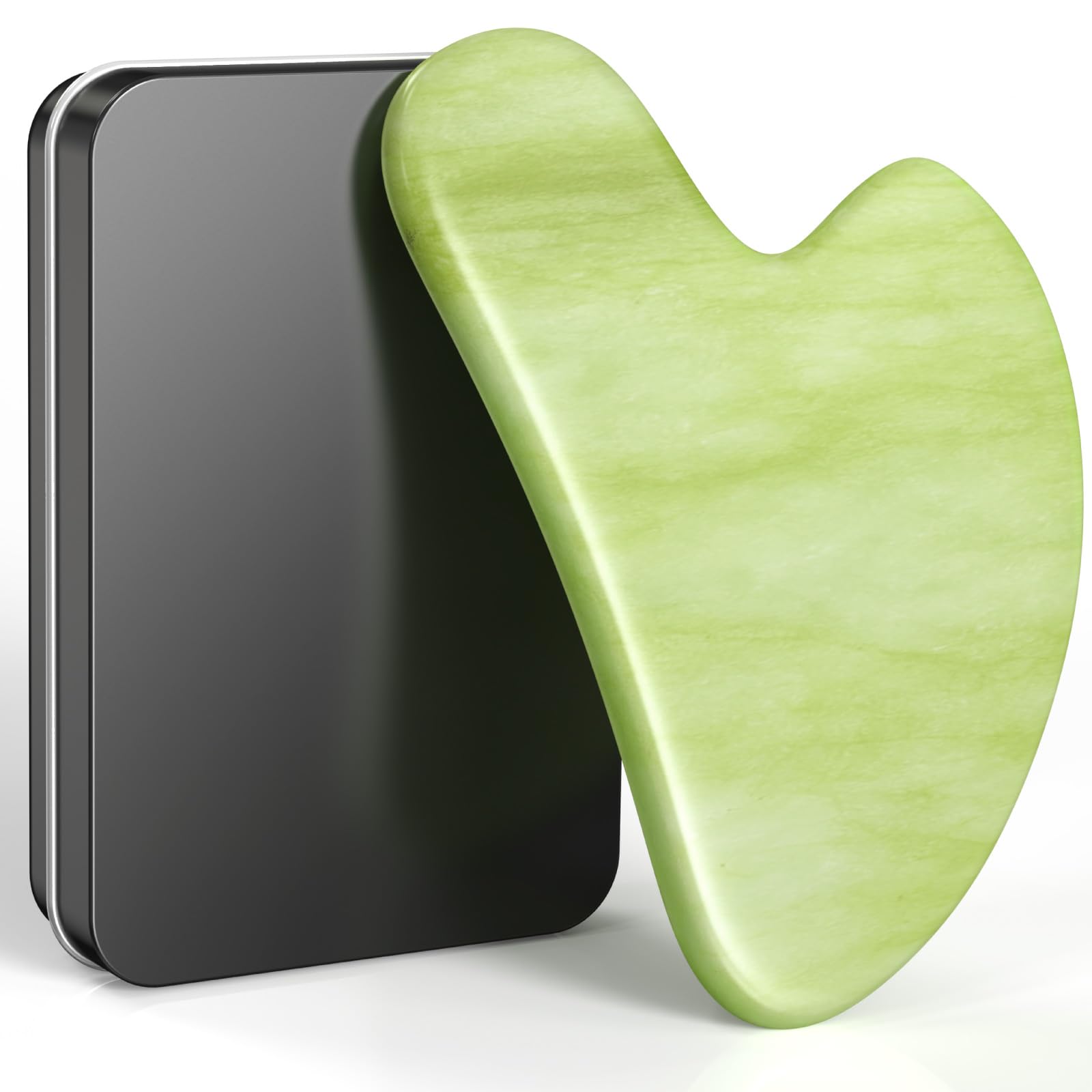 tophld Gua Sha Facial Tools, Natural Jade Stone Guasha Tool for Face Acupuncture Therapy Trigger Point Treatment, Gua Sha Scraping Massage Tool - skin care tools | Mubboo