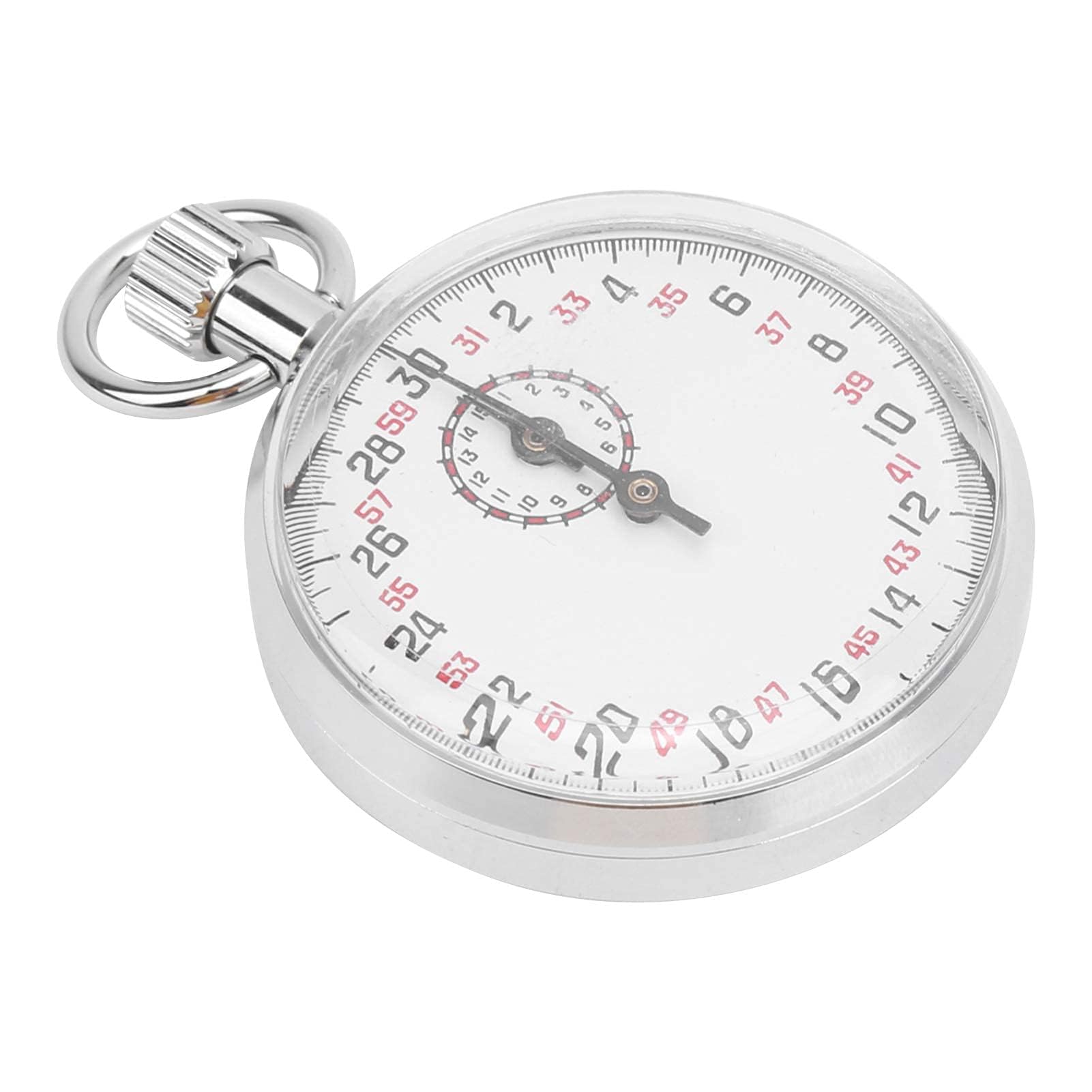 Mechanical Stopwatch Metal Mechanical Stop Watch Analog Handheld Running Timer Cycling Count Timer Large Dial Display Physics Teaching Equipment-image-39