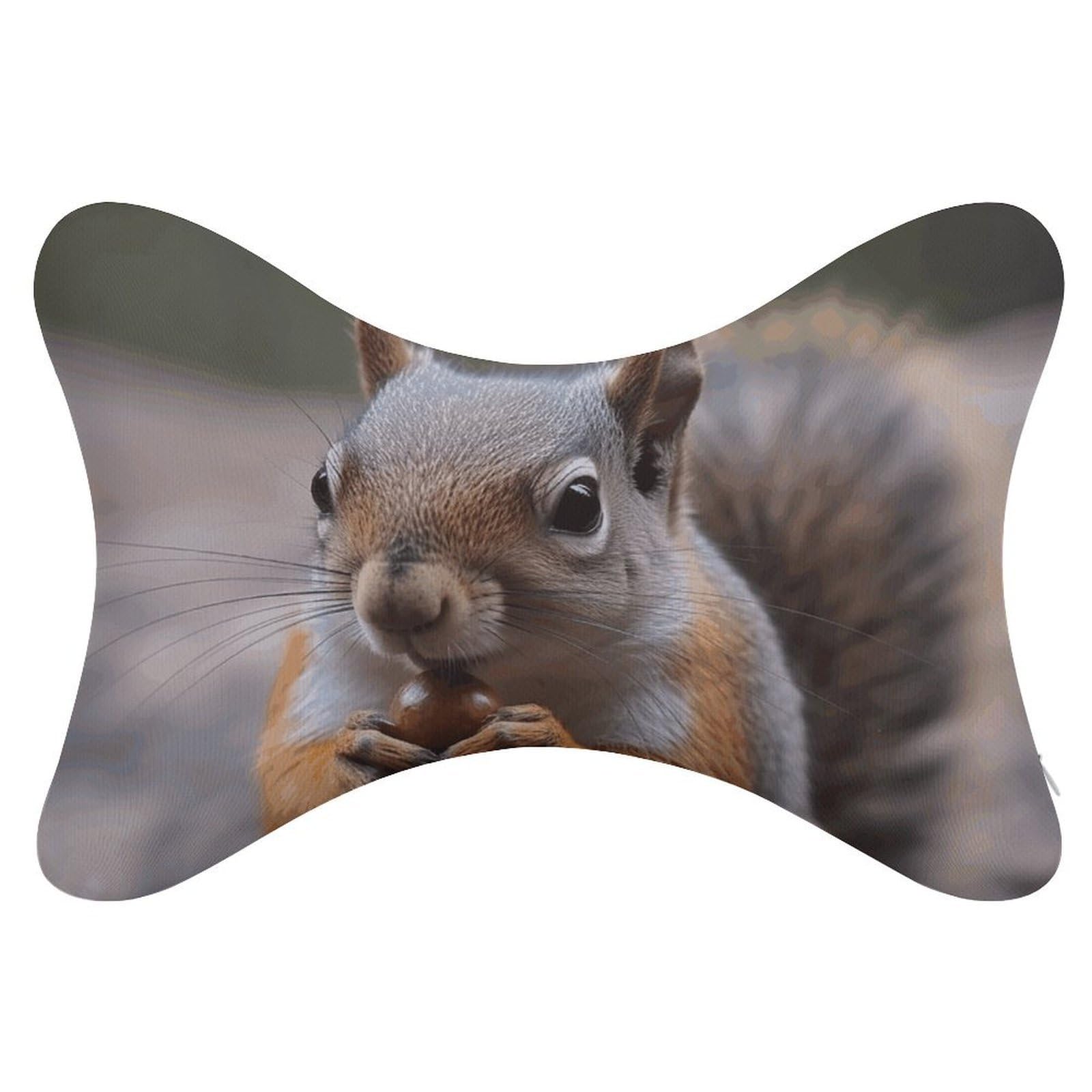 JTREHY - Dog Bone Car Neck Pillow Travel Headrest Back Chiropractic Adjustable Strap Sofa Lounge Chair for Car Seat