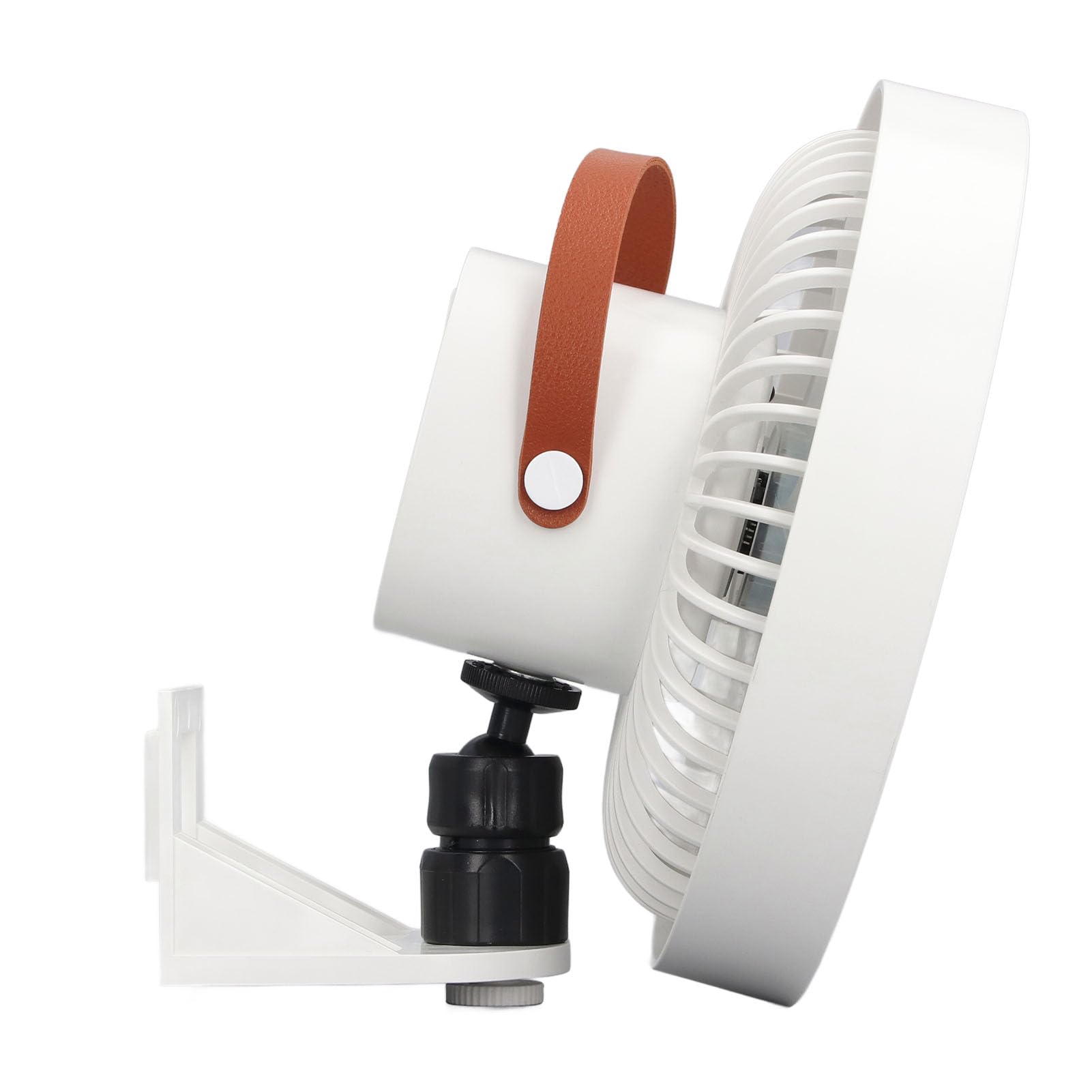 Haofy Petit Ventilateur Oscillant Mural avec Télécommande, Veilleuse 3 Vitesses, Idéal pour Chambre à Coucher, Bureau, Garage