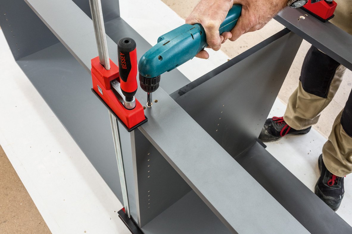 Bessey Apriete 2 pcs KRE100-2K Rosso