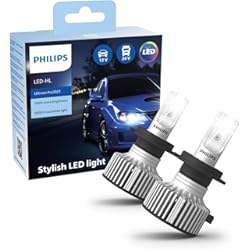 Luces Led Kia Sportage Philips Ultinon Pro3021 LED faros delanteros (H7), luz blanca fría de 6.000K, paquete doble