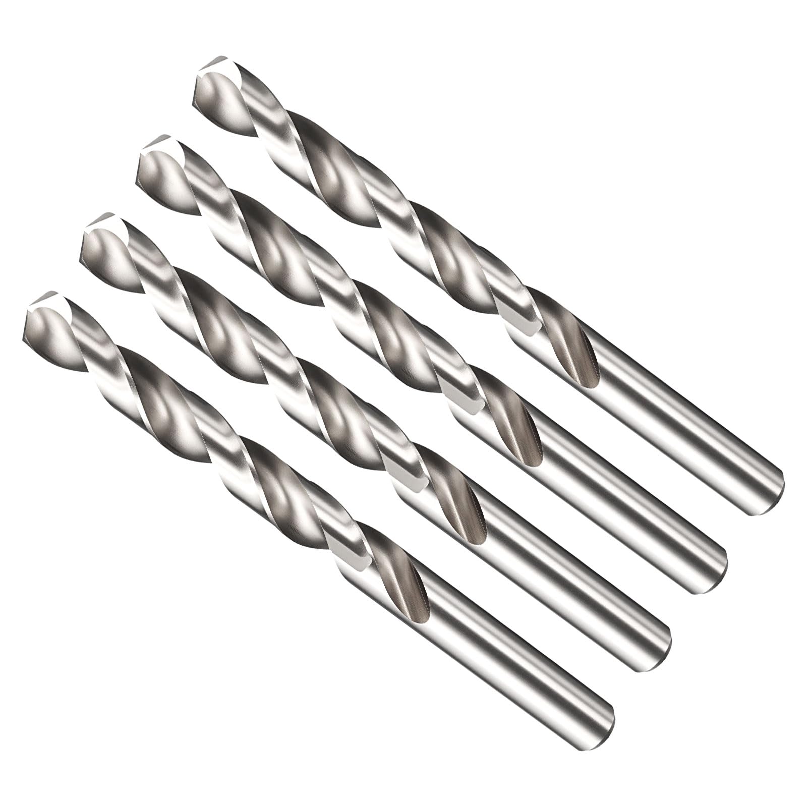 METALLIXITY 11mm Drill Bit Straight Shank 4241 HSS Uncoated (Bright), 4pcs