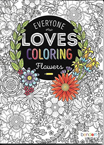 Bendon 48673 Flowers Advanced Coloring Book