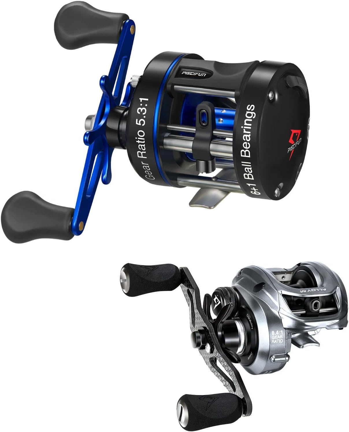 Piscifun Chaos XS Baitcasting Fishing Reel Bundle with
