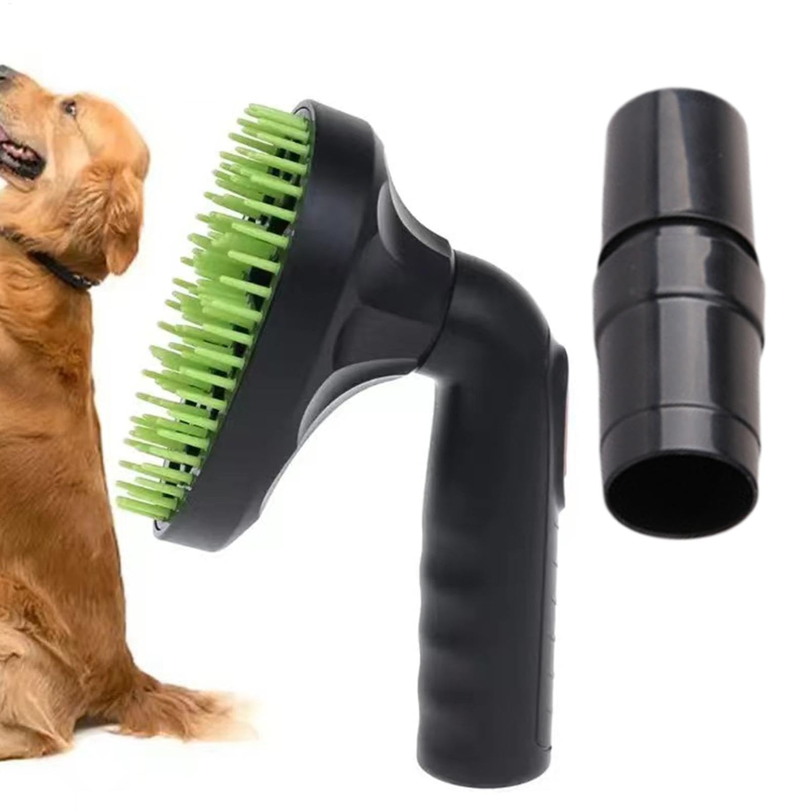 Cepillo de aseo de mascotas, accesorio de aspiradora para aseo de perros, accesorio de cepillo de aspiradora para eliminación de pelo de mascotas, accesorio de aspiradora para máquina de aseo de gatos