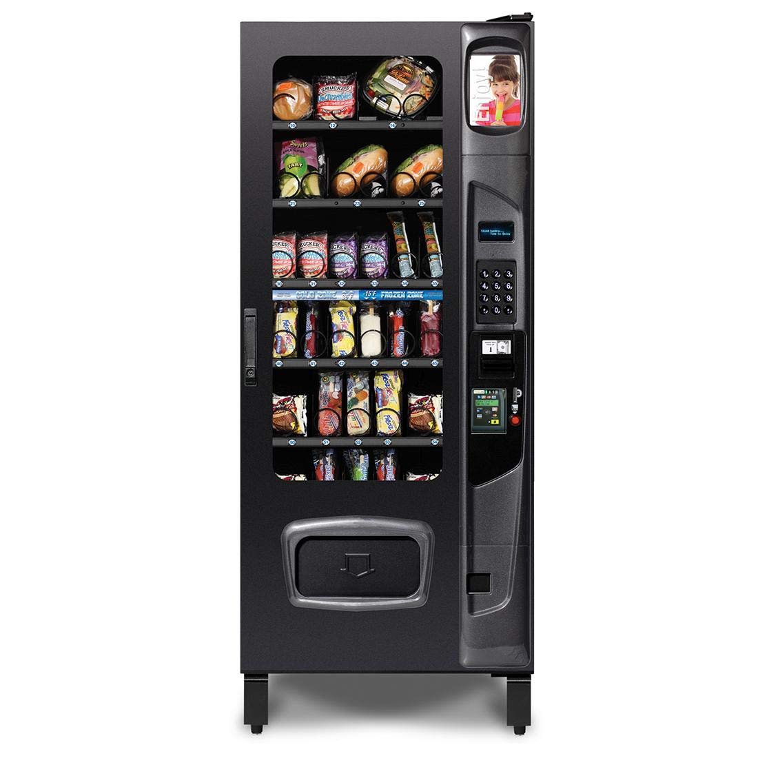 Selectivend Cold and Frozen Food Vending Machine with Credit Card Reader