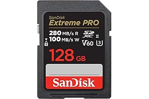 SanDisk Extreme PRO 128GB SDXC UHS-II Memory Card - Your Essential Photography Companion