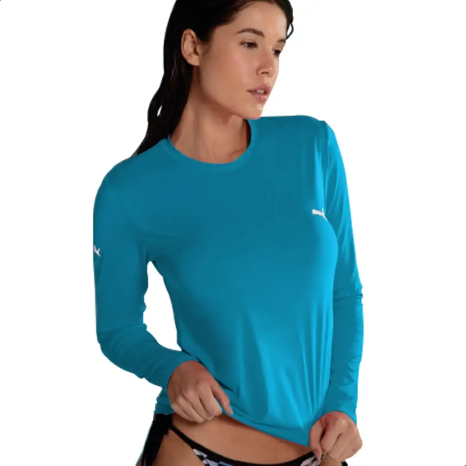Camiseta Térmica Puma UV50+ Manga Longa Feminina Adulto