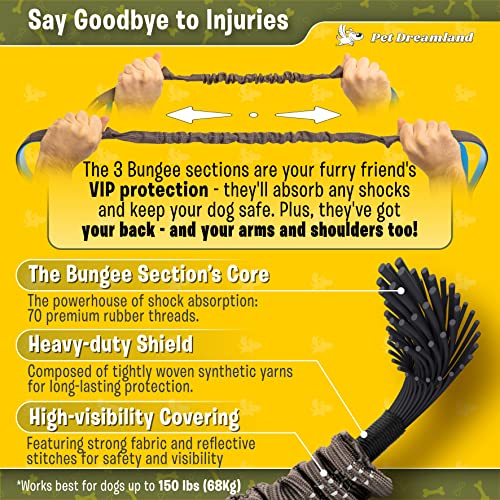 Hands Free Dog Leash For Large Dogs | Waist Leash For Dog Walking | Dog Running Leash | Dog Hiking Gear | Service Dog Leash | Bungee Dog Leash | Hands Free Leash | Dog Walking Accessories #TOP2