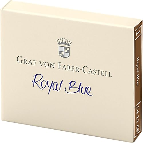 Miniatura 2 de Graf von Faber-Castell Royal Blue Cartuchos de tinta  6 cartuchos