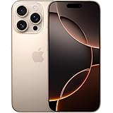 Apple iPhone 16 Pro, US Version, 128GB, Desert Titanium - Unlocked (Renewed)