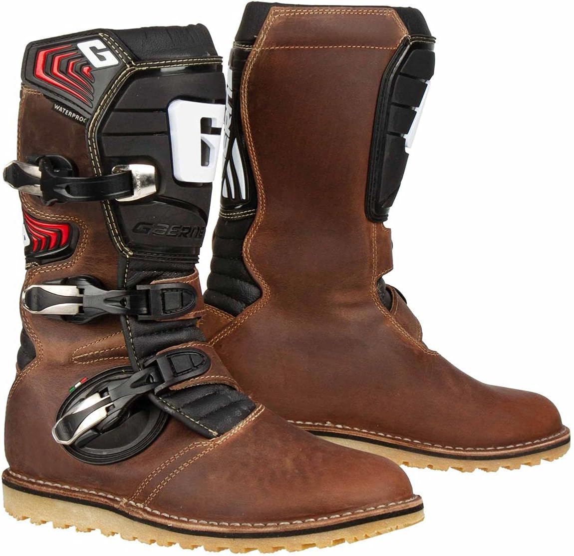 Gaerne Balance Oiled MX Boots Brown 10 USA